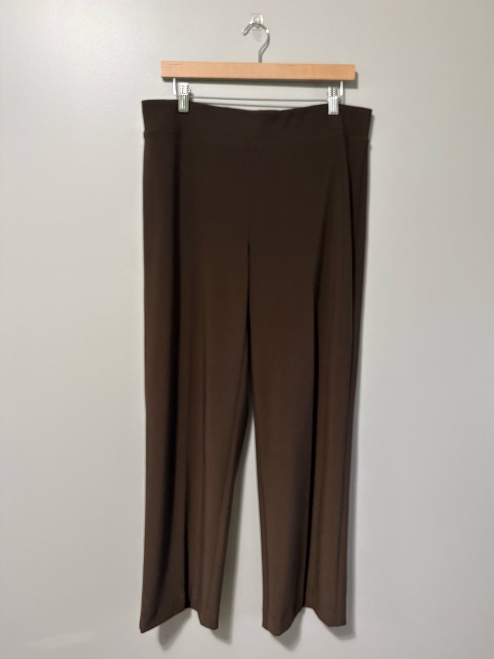 Joseph Ribkoff Mocha Classic Wide-Leg Pants Style 153088 - Picture 3 of 6